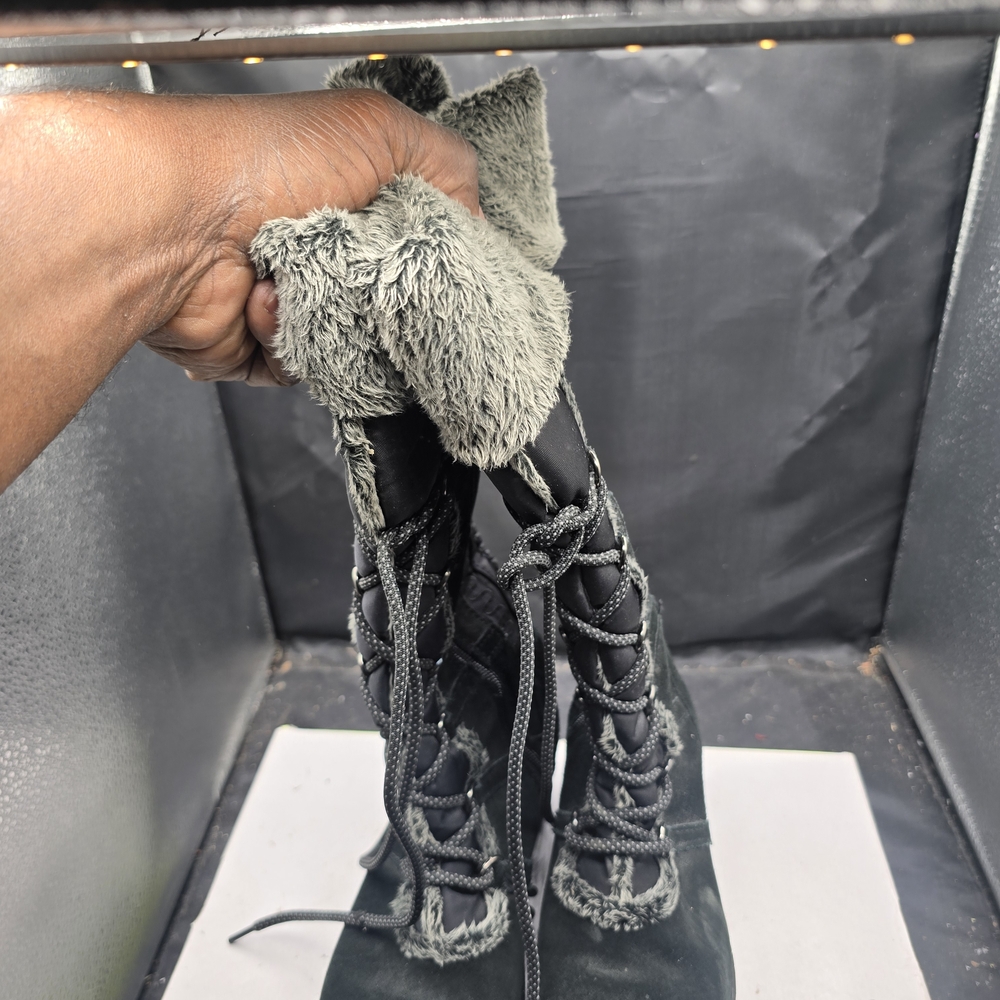 Khombu Black and Gray Winter‎ Boots
